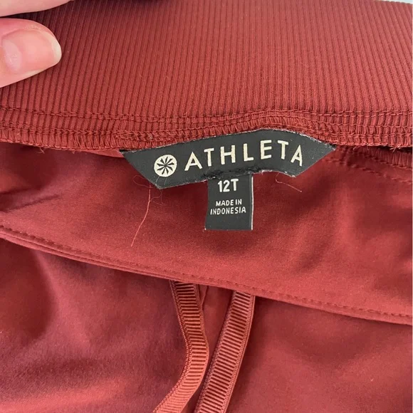 Athleta Women's Midtown Lightweight Athleisure Ankle Pant in Dried Cinnamon - Picture 11 of 12